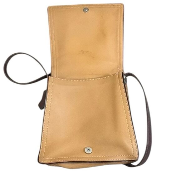 Vintage Coach Monterey Crossbody Bag – Glove-Tanned Leather – British Tan - Picture 11 of 13